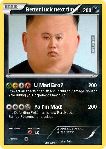 Pokemon Better luck next time!