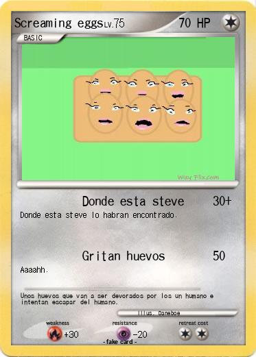 Pokemon Screaming eggs