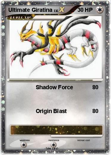Pokemon Ultimate Giratina