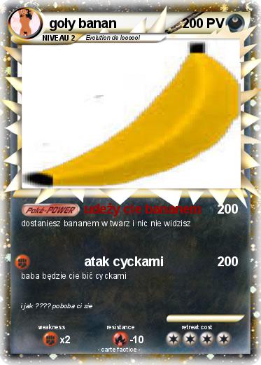 Pokemon goły banan