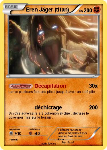 Pokemon Eren Jäger (titan)