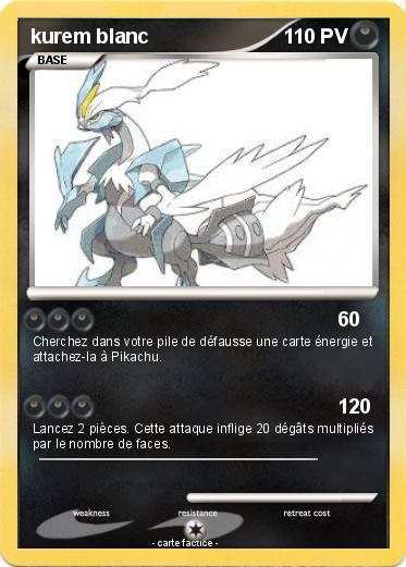 Pokemon kurem blanc
