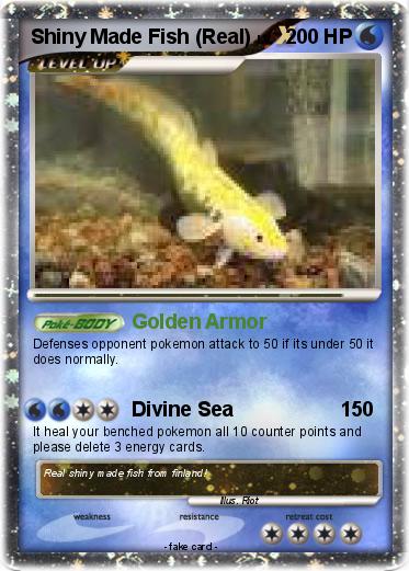 Pokemon Shiny Made Fish (Real)