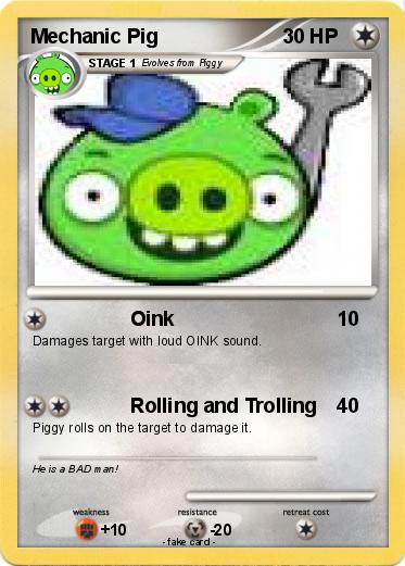 Pokemon Mechanic Pig