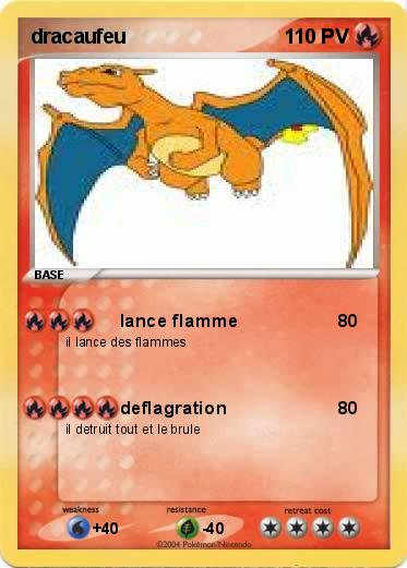 Pokemon dracaufeu