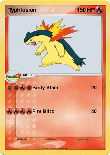 Pokemon Typhlosion