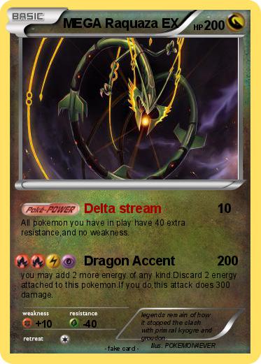 Pokemon MEGA Raquaza EX