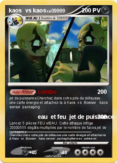 Pokemon kaos  vs kaos