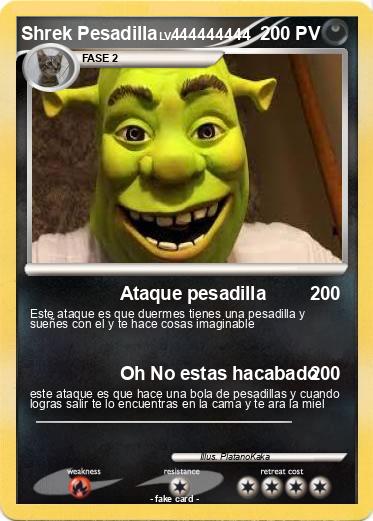 Pokemon Shrek Pesadilla