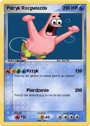 Pokemon Patryk Rozgwiazda
