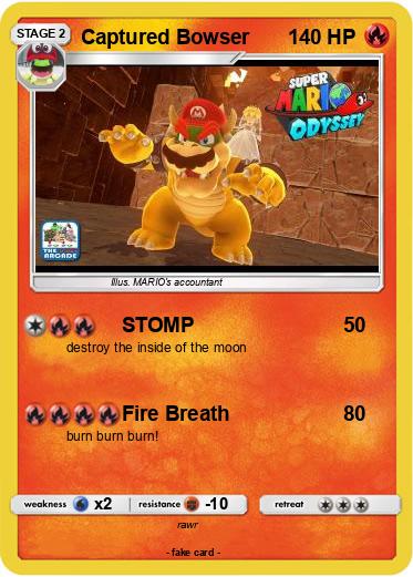 Pokemon Captured Bowser