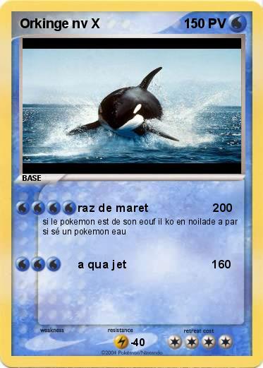 Pokemon Orkinge nv X