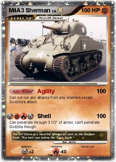 Pokemon M4A3 Sherman