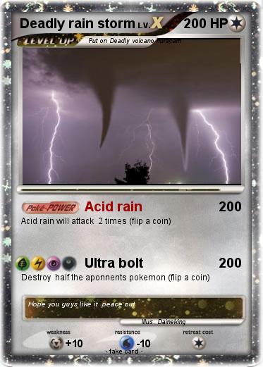 Pokemon Deadly rain storm