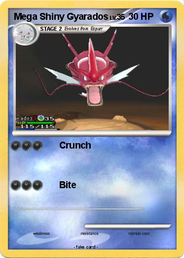 Pokemon Mega Shiny Gyarados