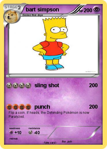 Pokemon bart simpson