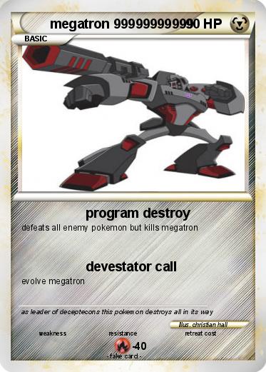Pokemon megatron 99999999999