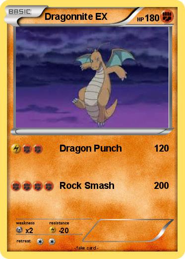 Pokemon Dragonnite EX