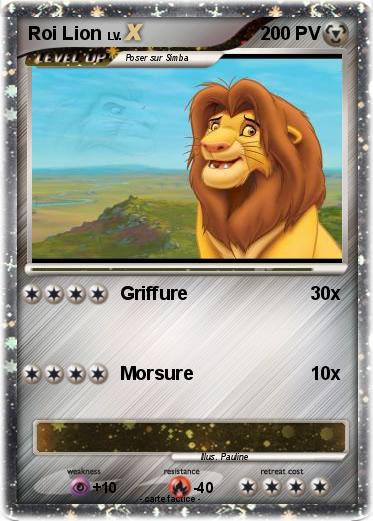 Pokemon Roi Lion