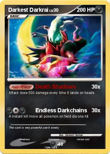 Pokemon Darkest Darkrai
