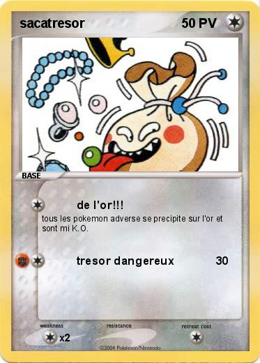 Pokemon sacatresor