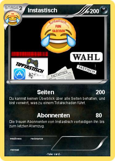 Pokemon Instastisch