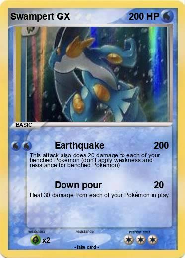 Pokemon Swampert GX