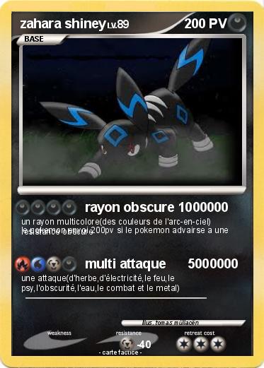 Pokemon zahara shiney