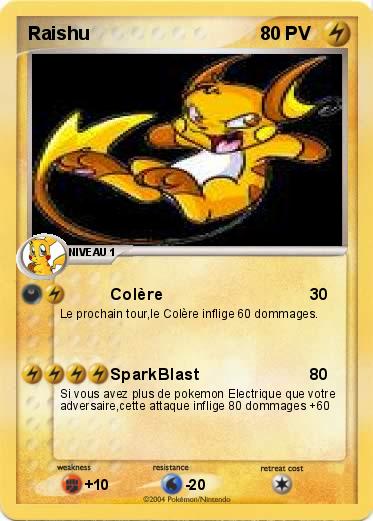 Pokemon Raishu