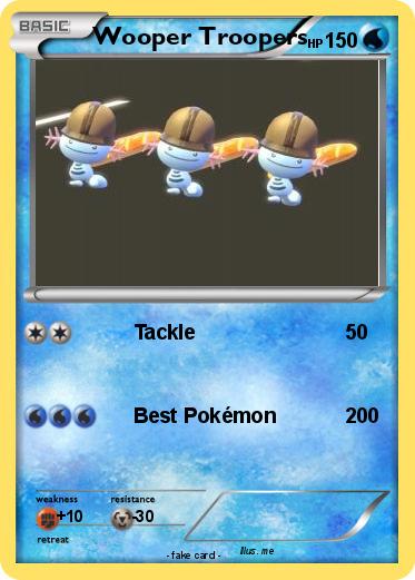 Pokemon Wooper Troopers