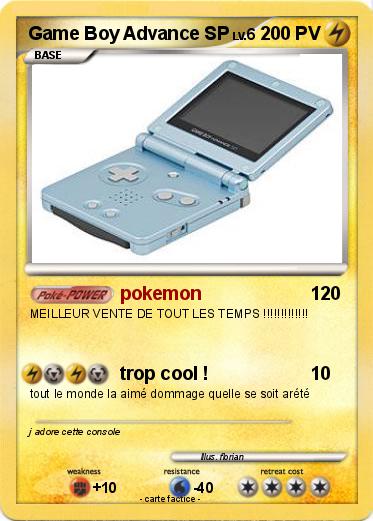 Pokemon Game Boy Advance SP