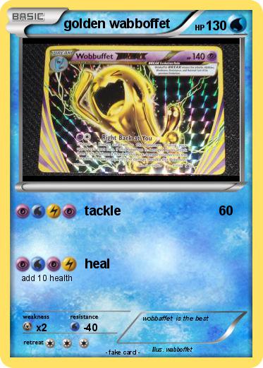 Pokemon golden wabboffet