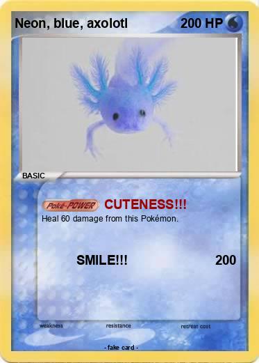 Pokemon Neon, blue, axolotl
