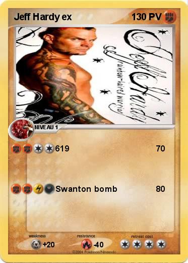 Pokemon Jeff Hardy ex 