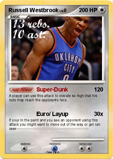 Pokemon Russell Westbrook