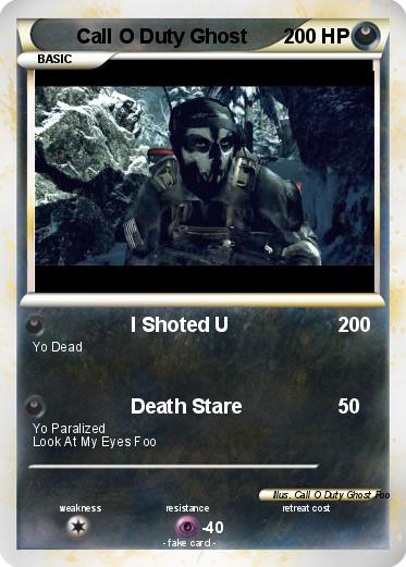 Pokemon Call O Duty Ghost