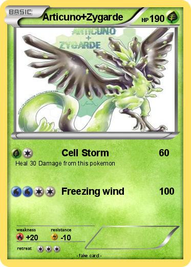 Pokemon Articuno+Zygarde