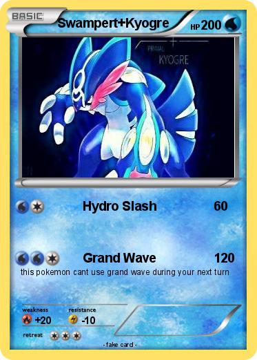 Pokemon Swampert+Kyogre