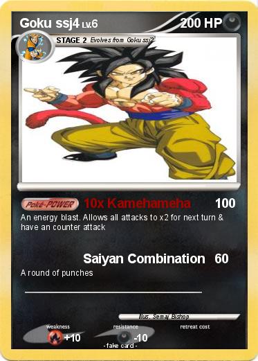 Pokemon Goku ssj4