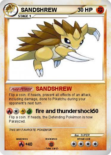 Pokemon SANDSHREW