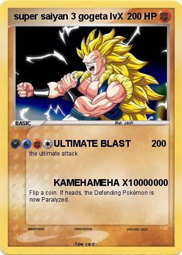 Pokemon super saiyan 3 gogeta lvX