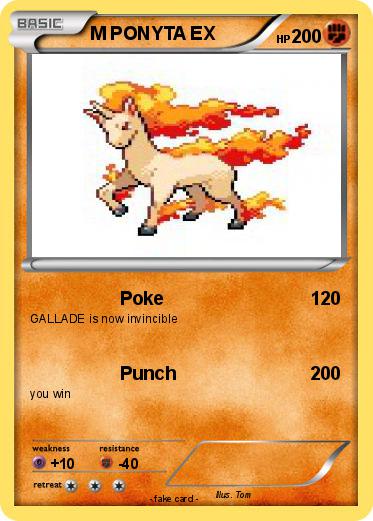 Pokemon M PONYTA EX