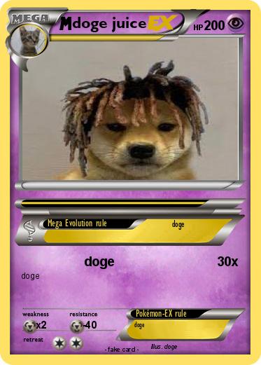 Pokemon doge juice