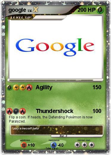 Pokemon google