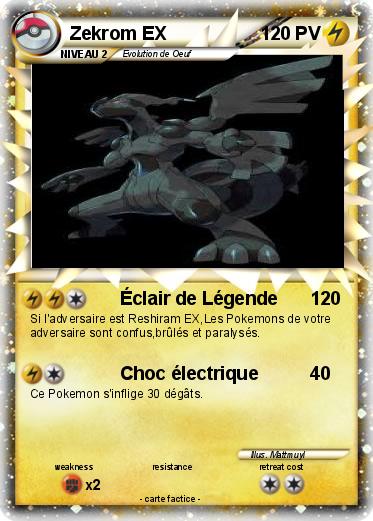 Pokemon Zekrom EX