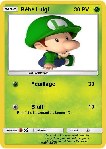 Pokemon Bébé Luigi