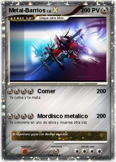 Pokemon Metal-Barrios