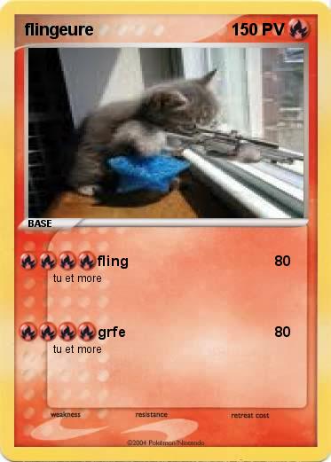 Pokemon flingeure