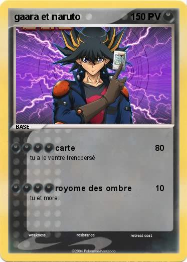 Pokemon gaara et naruto