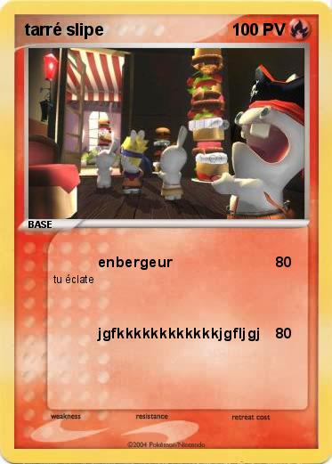 Pokemon tarré slipe